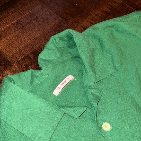 S.K. Manor Hill Green Shirt M - Picture 4 of 7